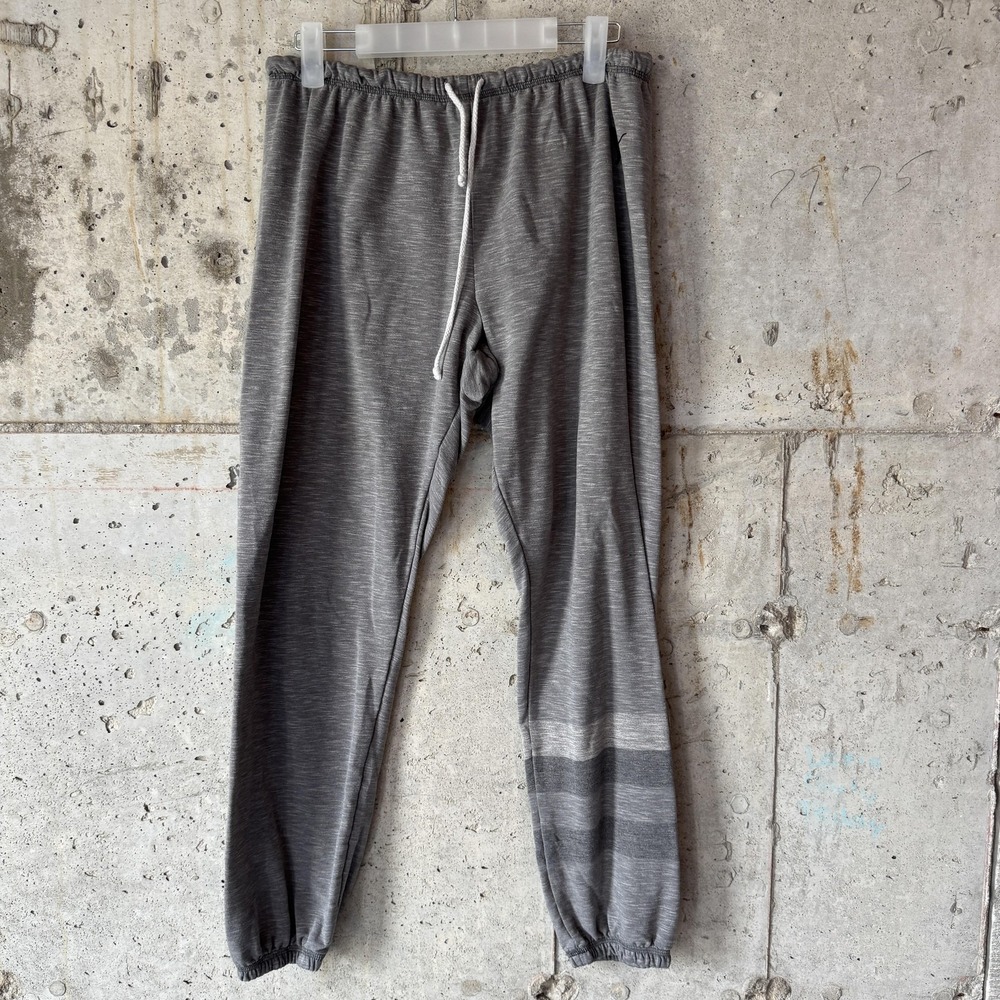PINK Victoria's Secret Joggers Womens M Gray Dog Logo Elastic Waist Lounge